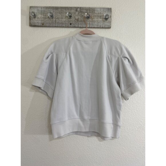 Agolde X Anthro The Round Box Sweatshirt Lavender Gray Women’s Small Athleisure - Picture 16 of 16